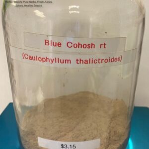blue cohosh root (caulophyllum thalictroides) 3.15