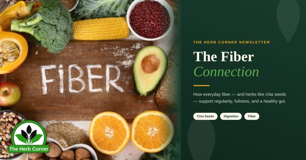 The Benefits of Fiber herb corner featured fiber